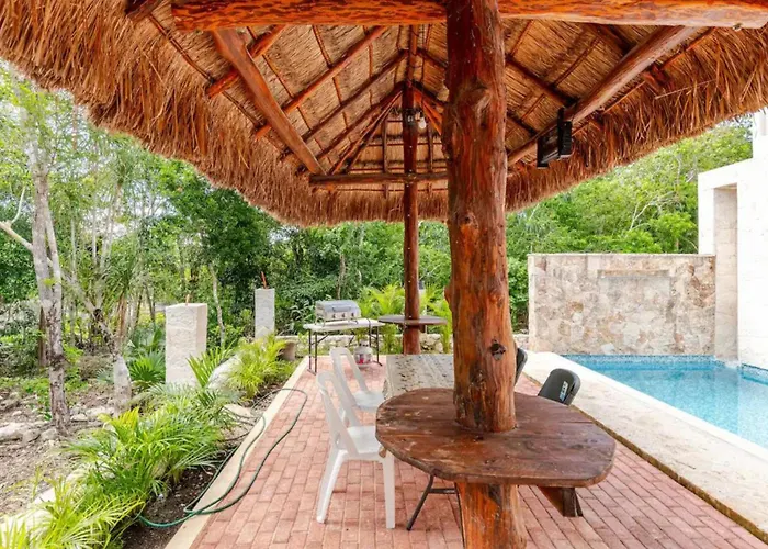 Habitación 1 Cama King, Tulum Country Home, Con Muelle De Pesca, Club De Playa, Alberca, Cenote Y Campo De Golf, Contrata Day Pass Bahia Principe Apartamento